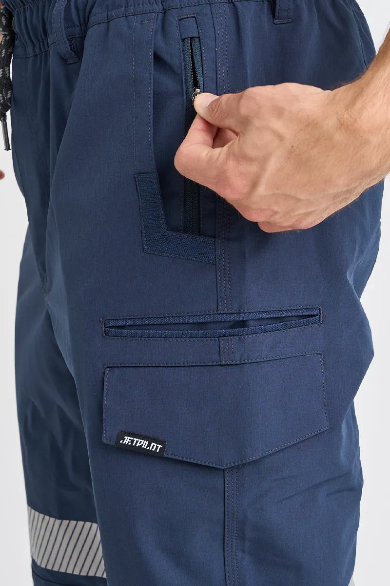 Jet-Lite Hybrid Taped Elastic Waist Pant - Navy