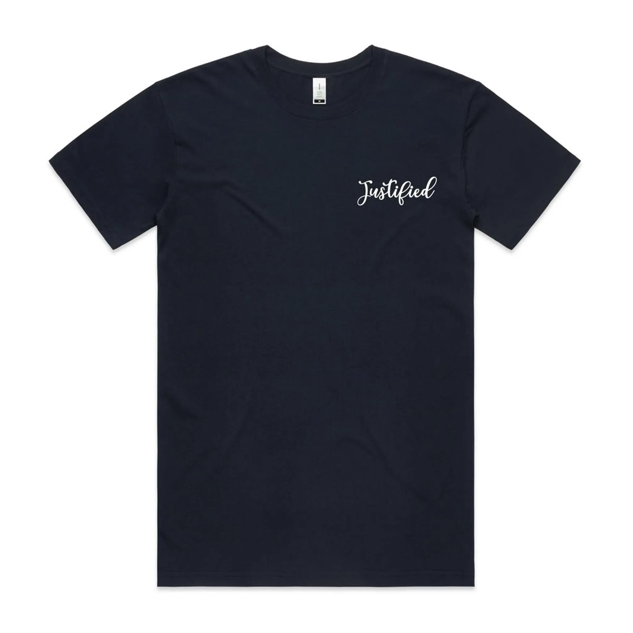 Justified Simplistic Organic Unisex T-Shirt