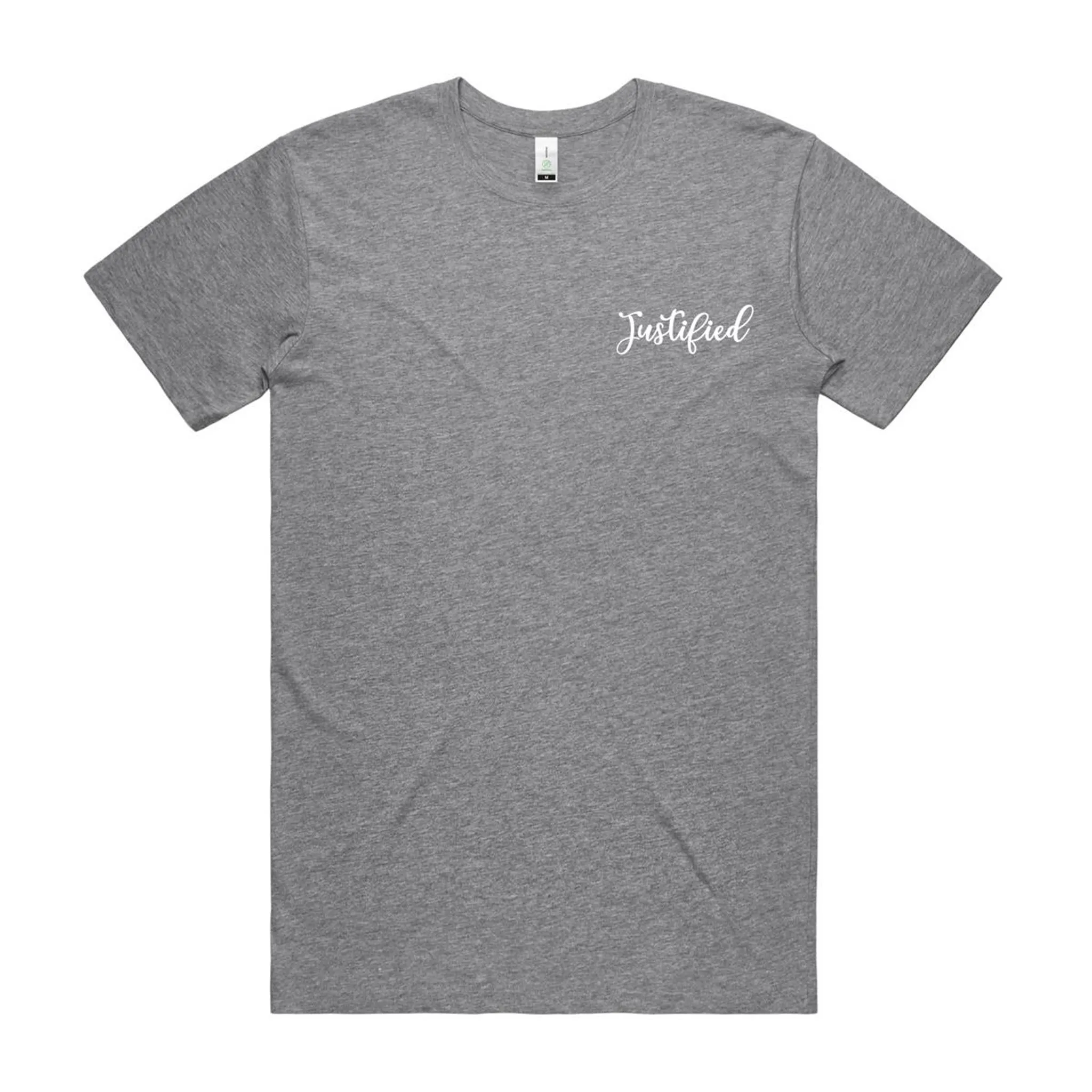 Justified Simplistic Organic Unisex T-Shirt