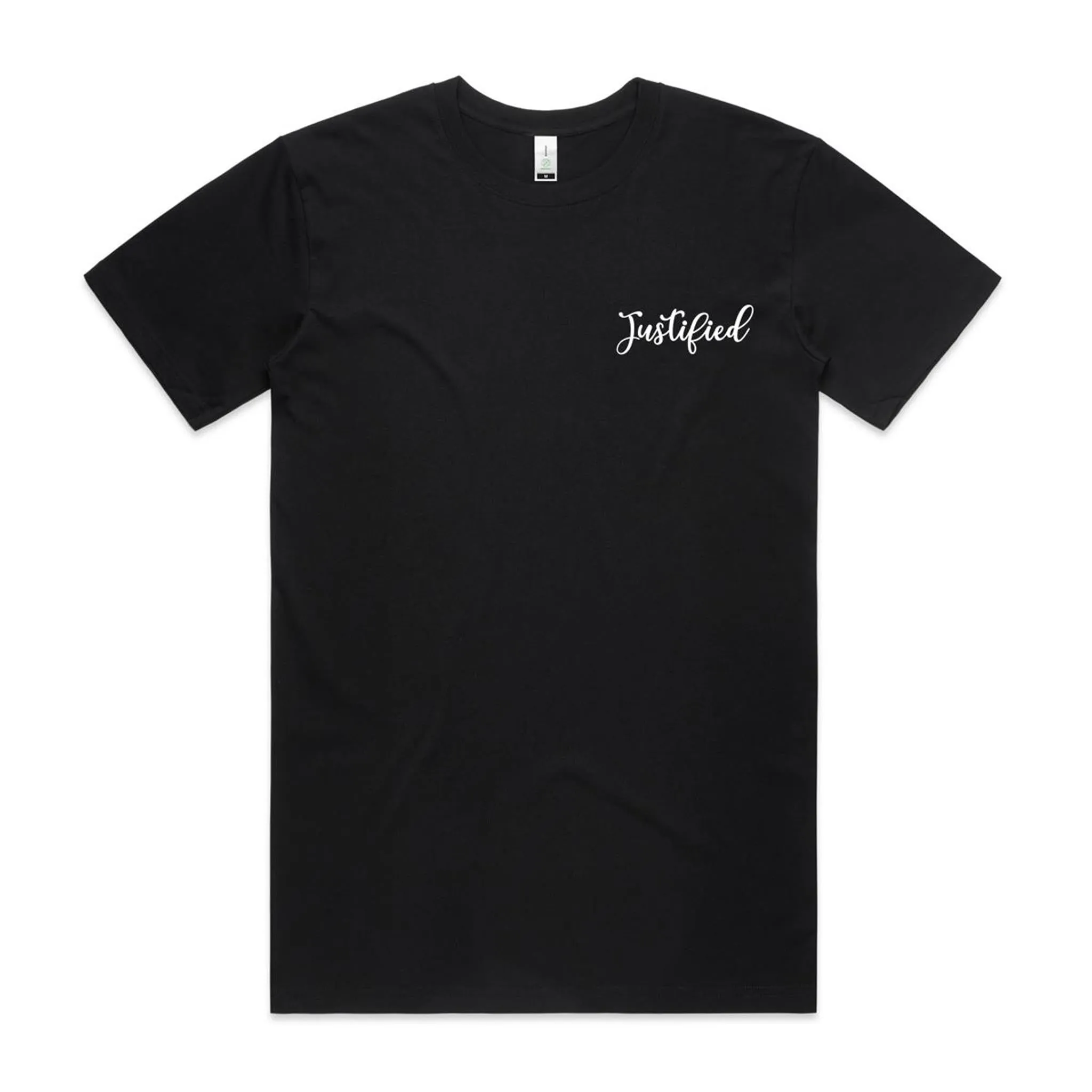 Justified Simplistic Organic Unisex T-Shirt