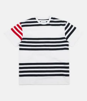 Libertine-Libertine Cooper T-Shirt - White / Navy