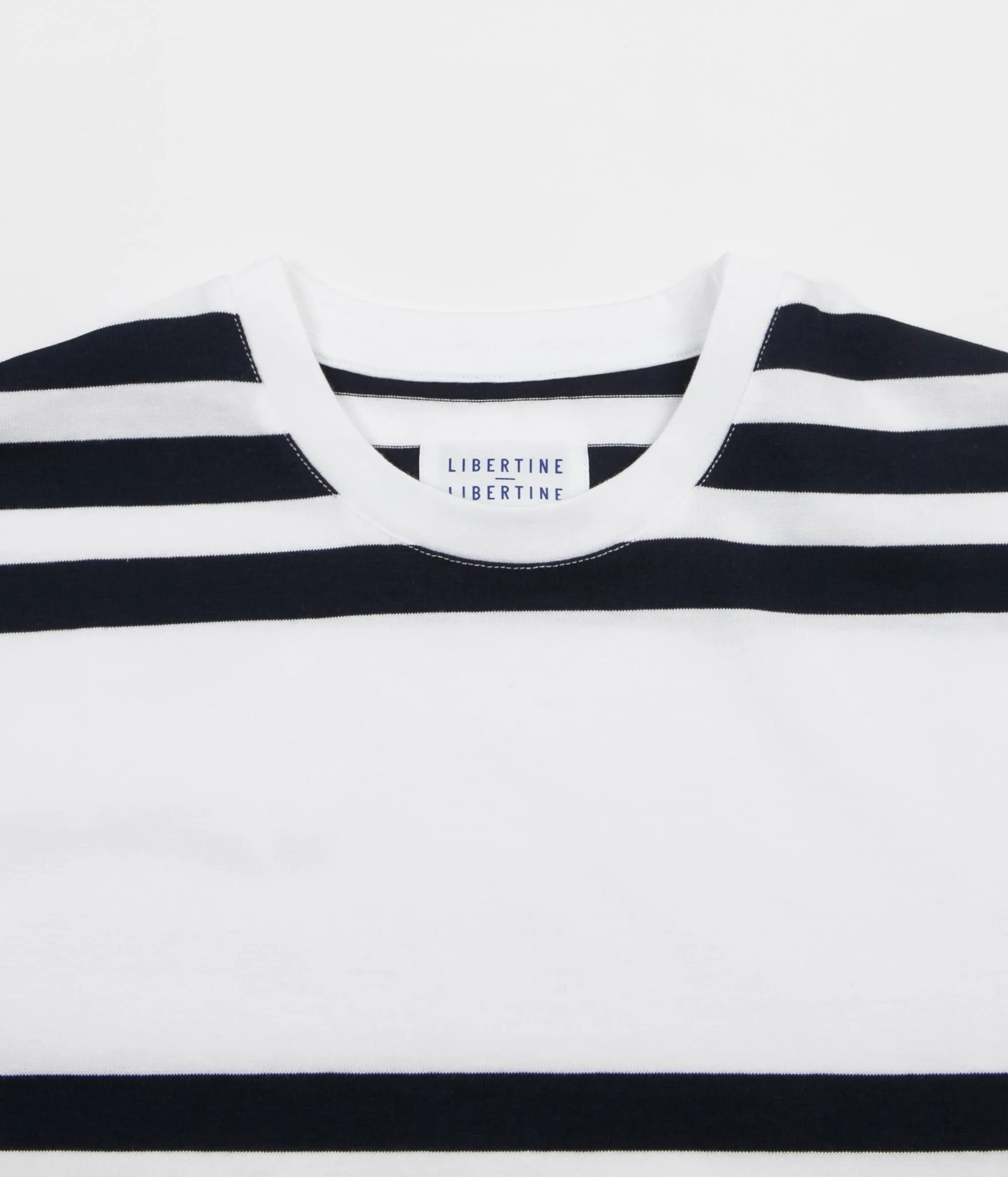 Libertine-Libertine Cooper T-Shirt - White / Navy