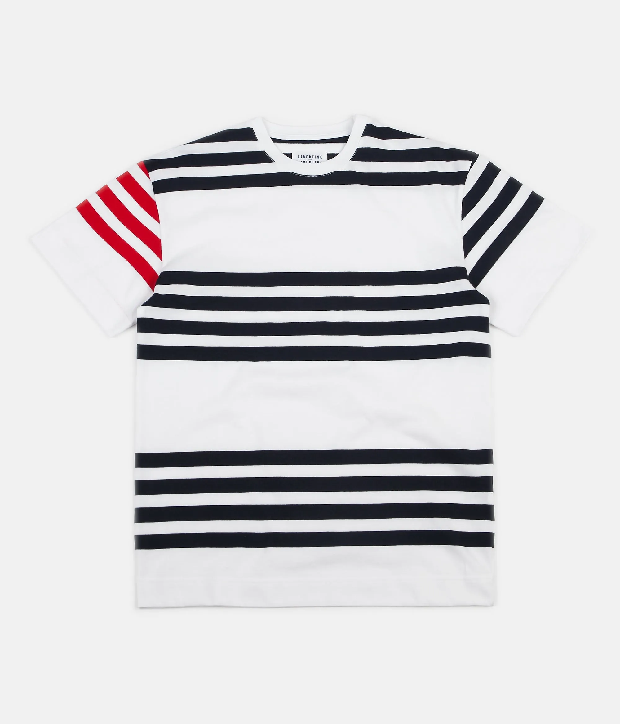 Libertine-Libertine Cooper T-Shirt - White / Navy