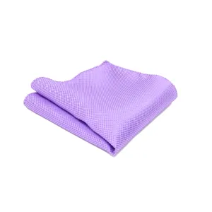 Light Purple Lilac Silk Pocket Square