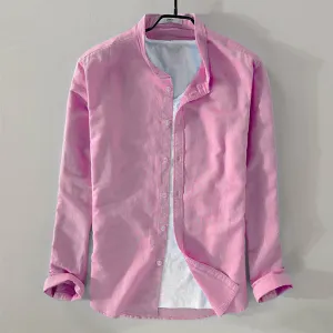 Linen Shirt - Pink (LSH21)