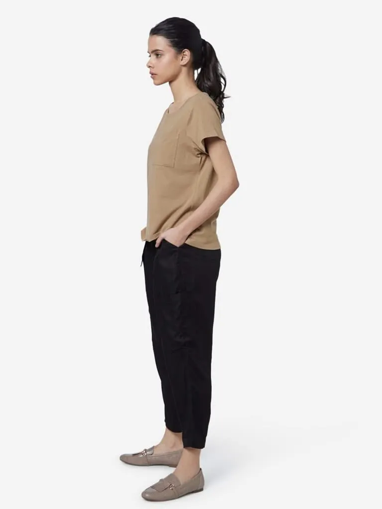 LOV Beige Leanne Crewneck T-Shirt