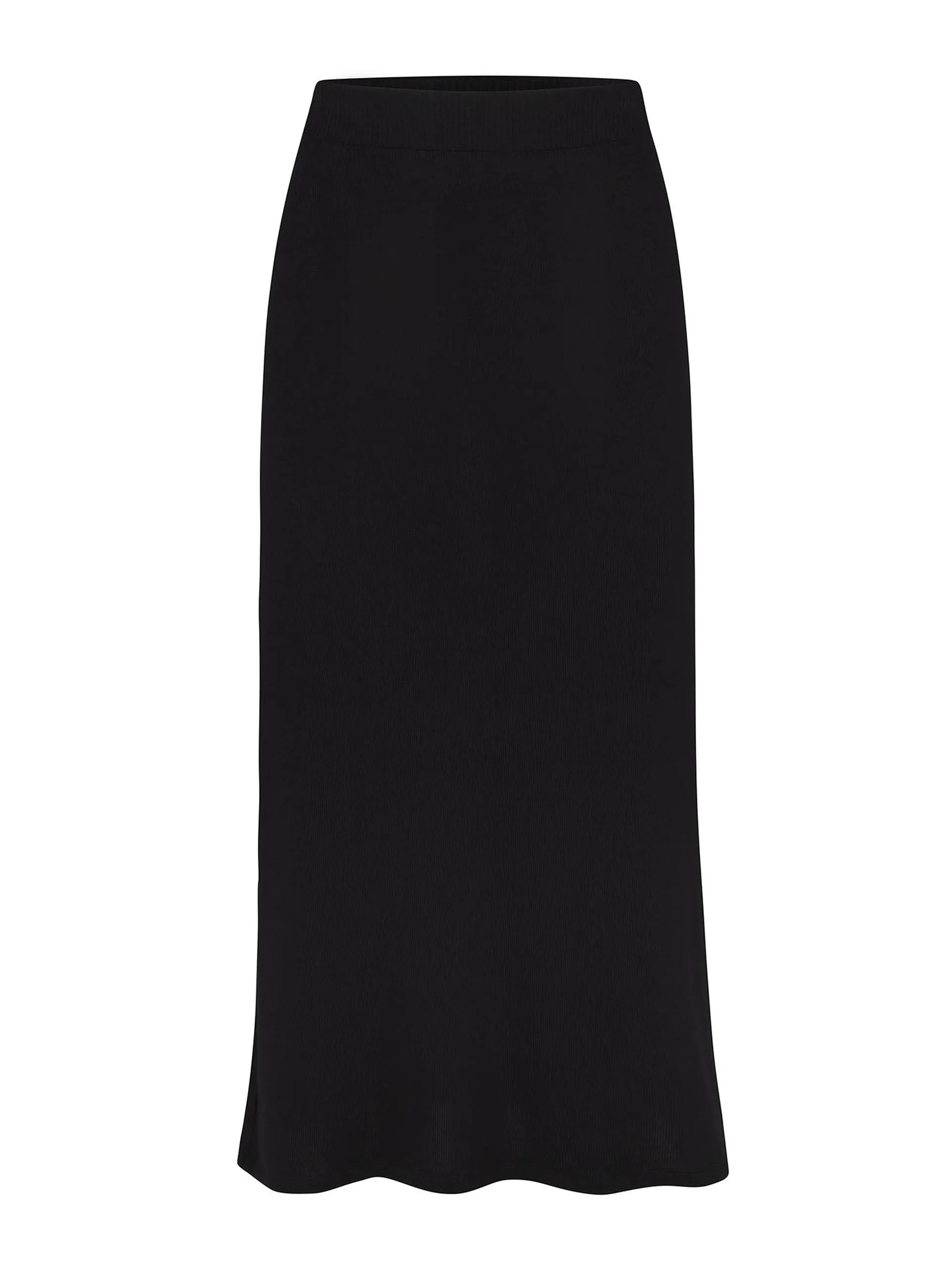 Maxi skirt in stretch modal knit