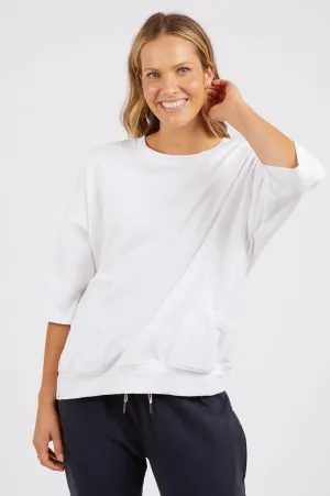 Mazie Sweatshirt - White