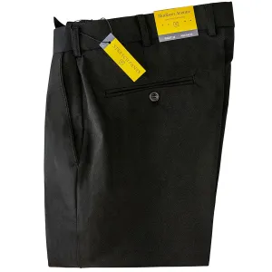 Mens Madison In-Seam Semi Stretch Slim Fit Black Pants