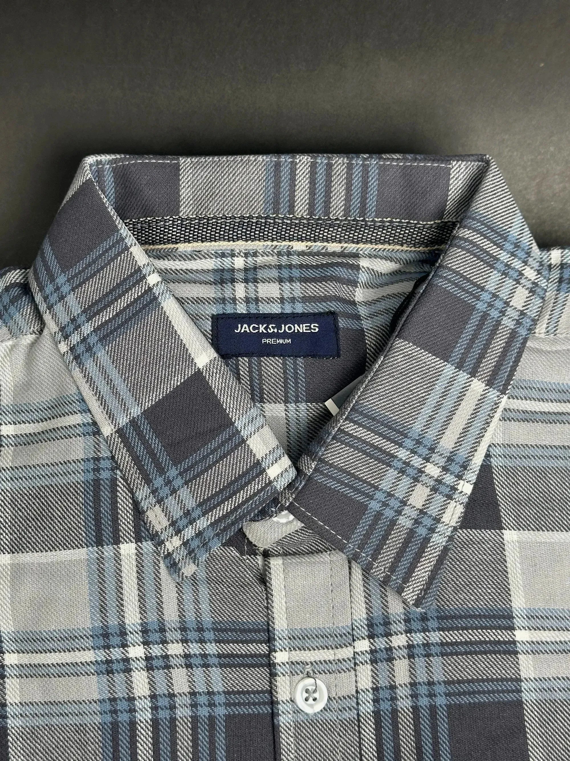 Men's Multicolor Gray Check Shirt