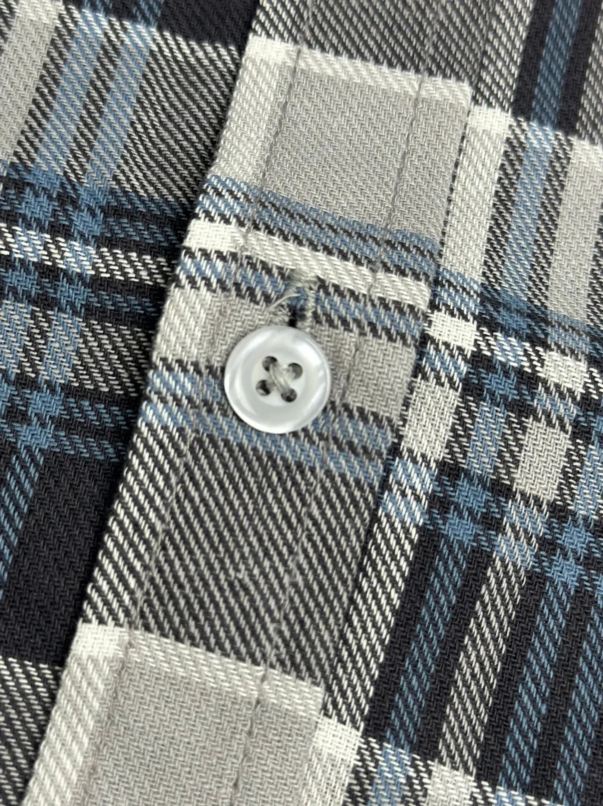 Men's Multicolor Gray Check Shirt