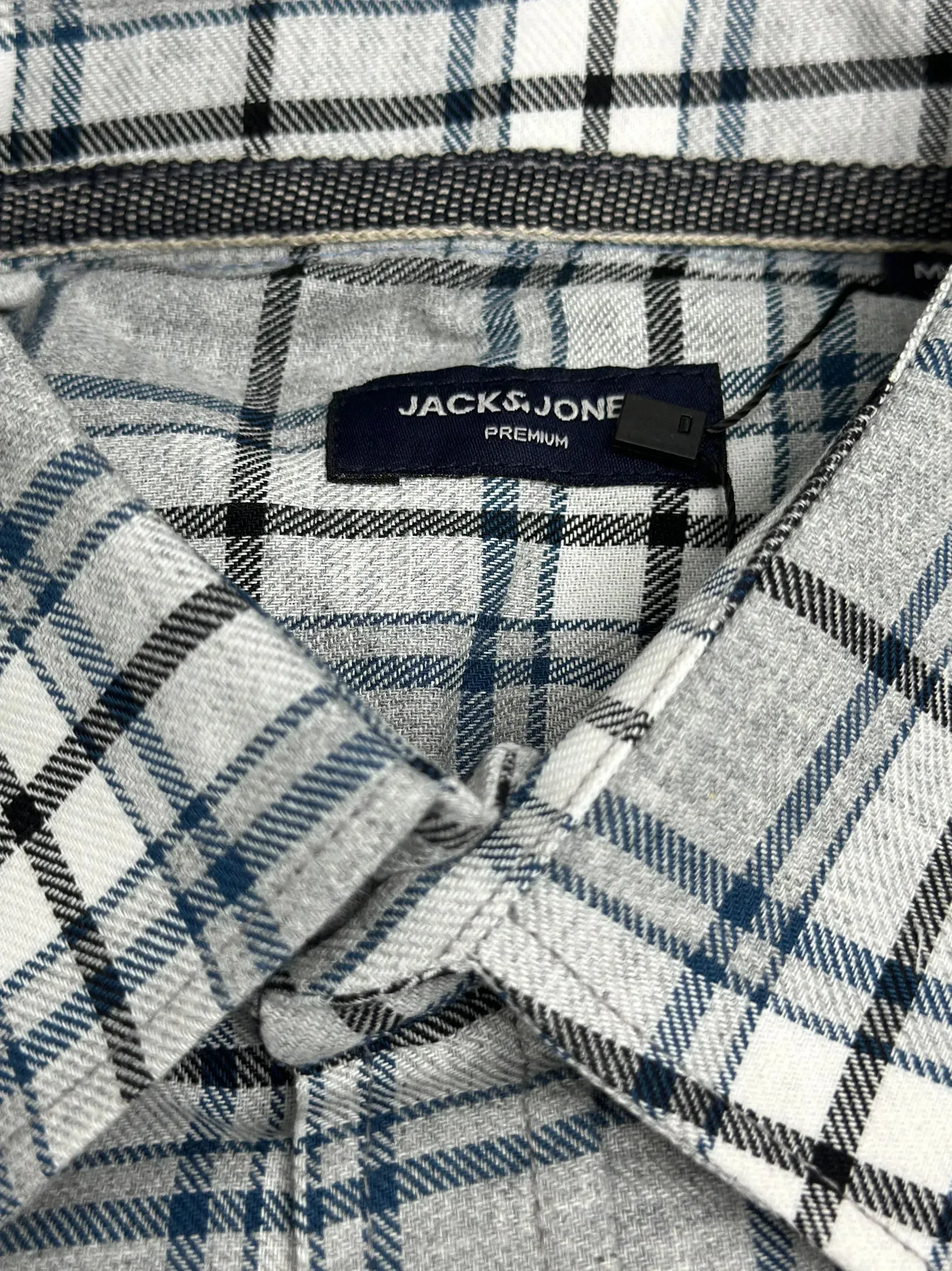 Men's Multicolor White Check Shirt