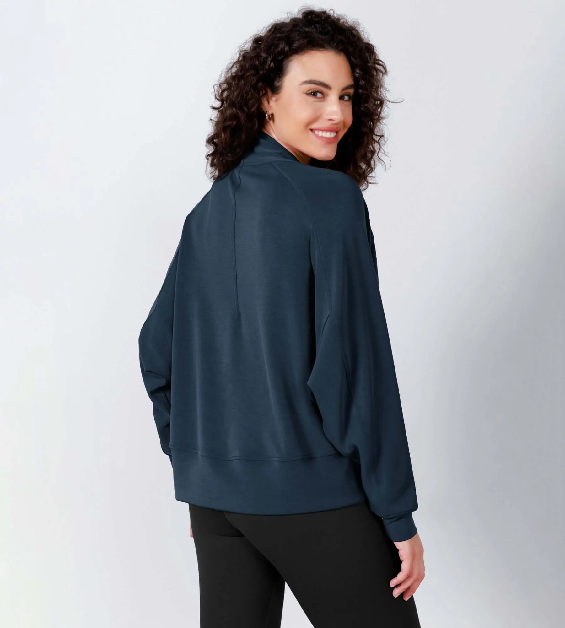 Modal Soft Open Front Long Sleeve Casual Wrap Cardigans