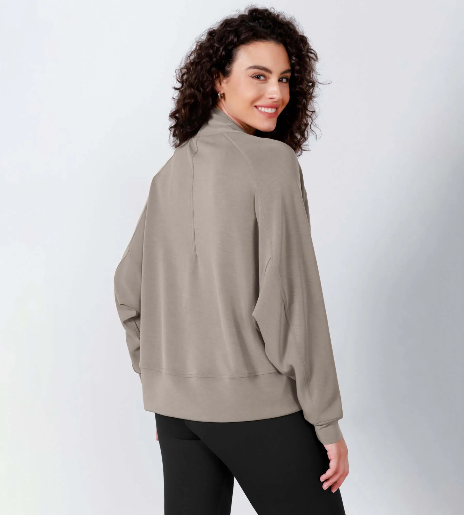 Modal Soft Open Front Long Sleeve Casual Wrap Cardigans