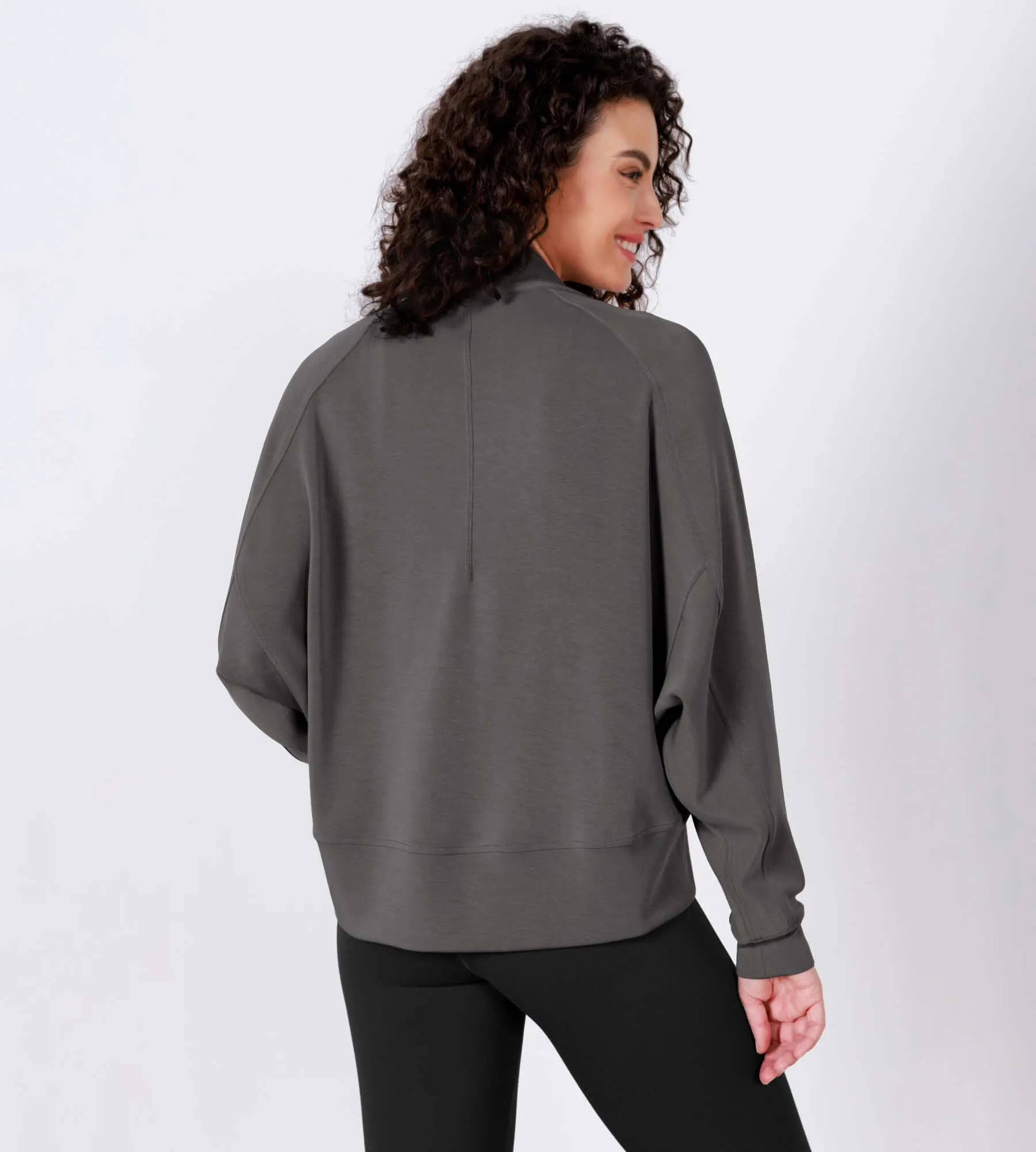 Modal Soft Open Front Long Sleeve Casual Wrap Cardigans