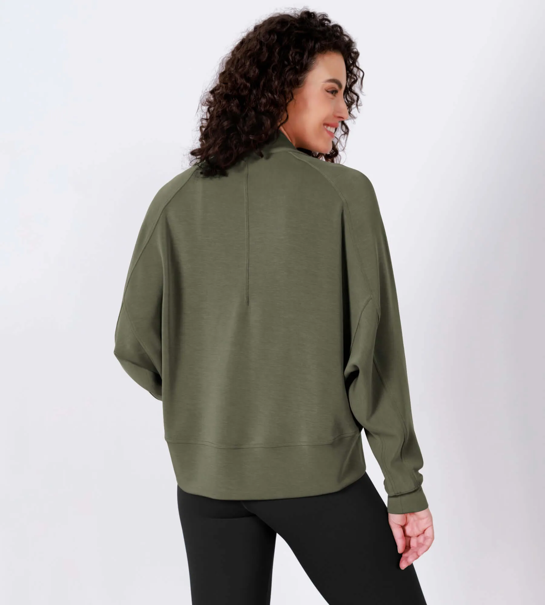 Modal Soft Open Front Long Sleeve Casual Wrap Cardigans