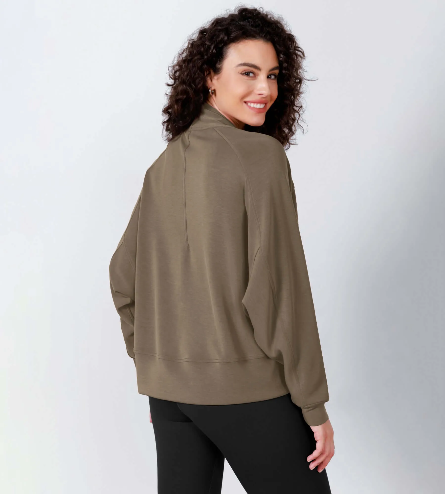 Modal Soft Open Front Long Sleeve Casual Wrap Cardigans