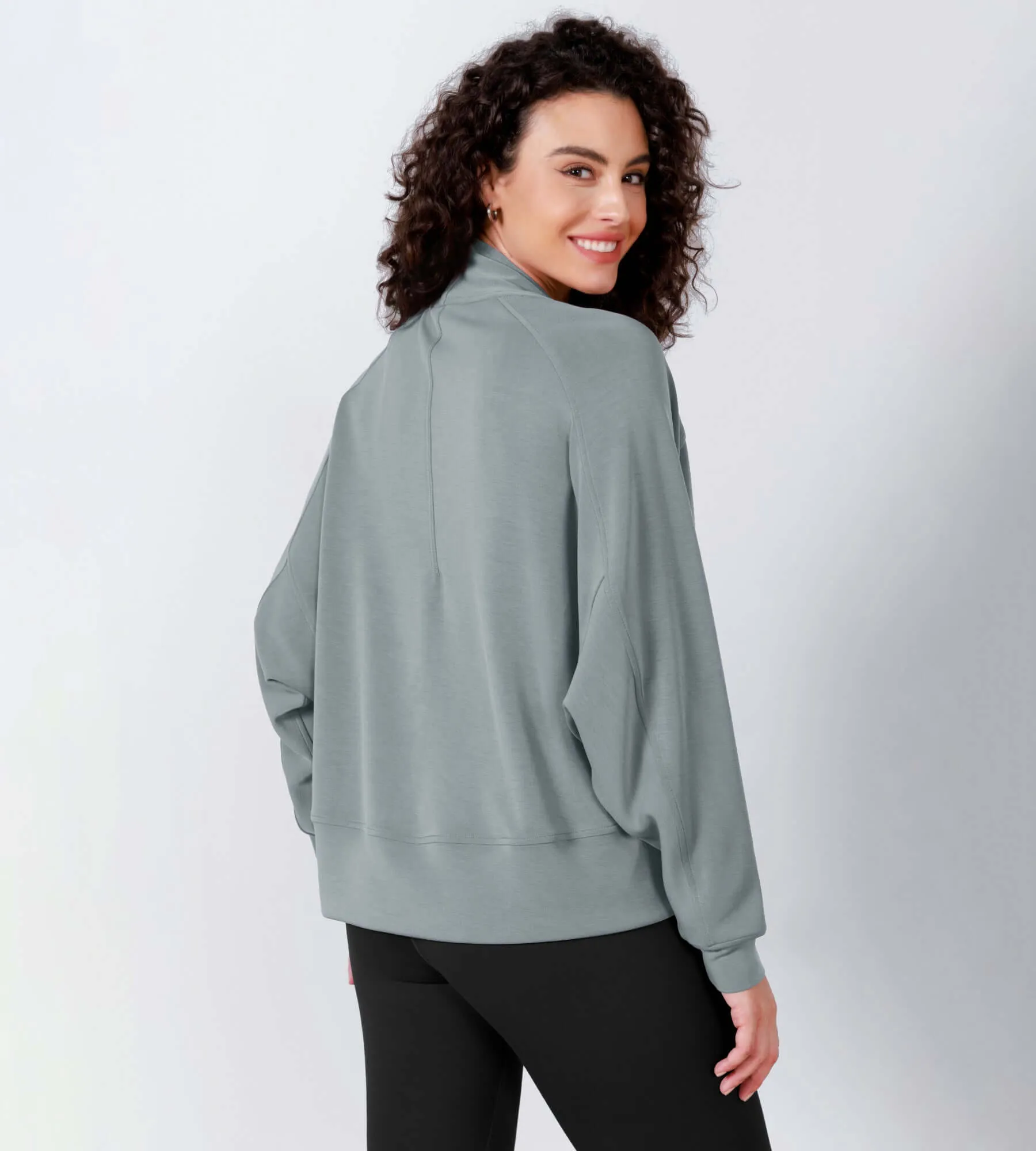 Modal Soft Open Front Long Sleeve Casual Wrap Cardigans