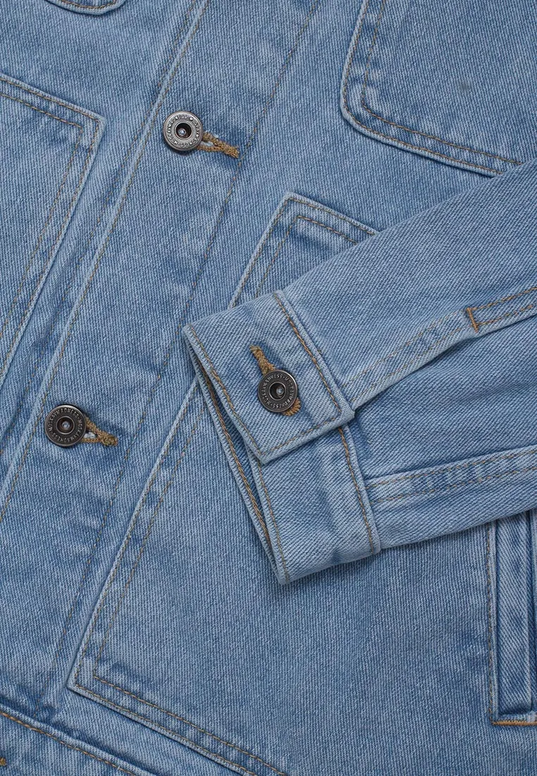 Moskav Japanese Denim Blue Wash Jacket