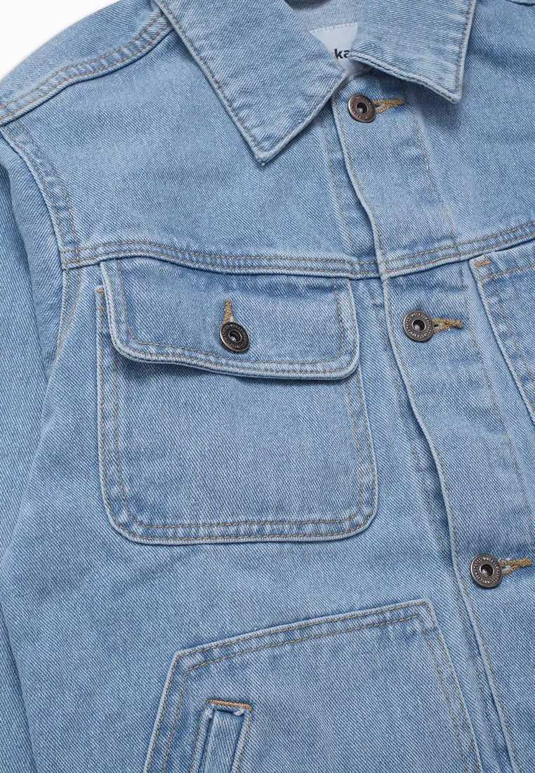 Moskav Japanese Denim Blue Wash Jacket