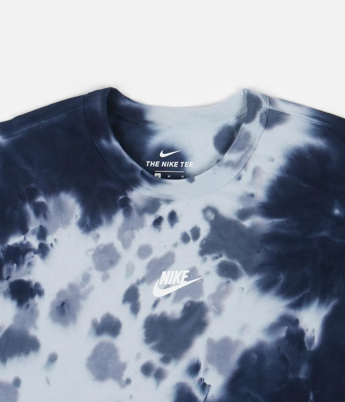 Nike Essential Tie Dye T-Shirt - Thunder Blue / Light Armory Blue