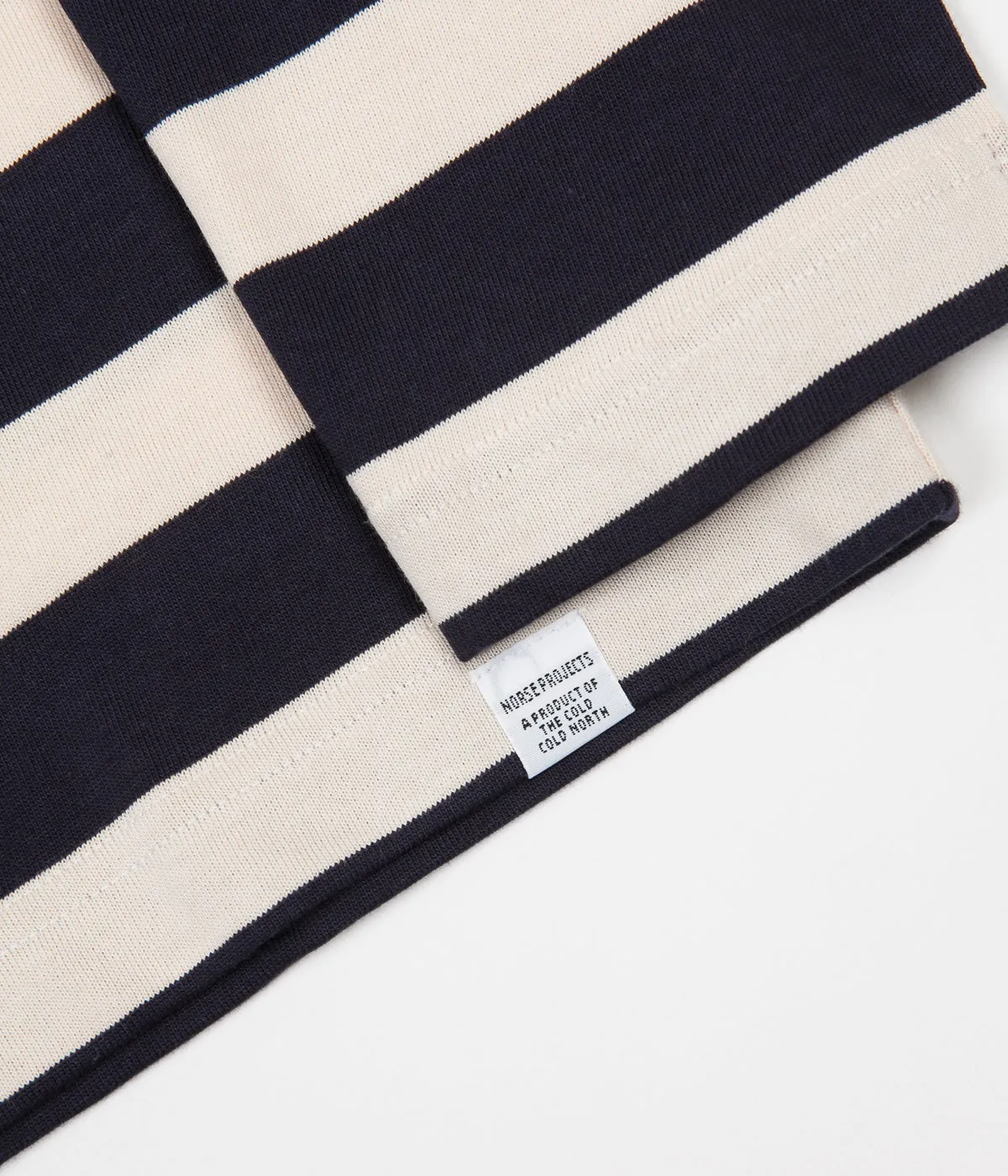 Norse Projects Johannes Rugby Stripe Long Sleeve T-Shirt - Navy