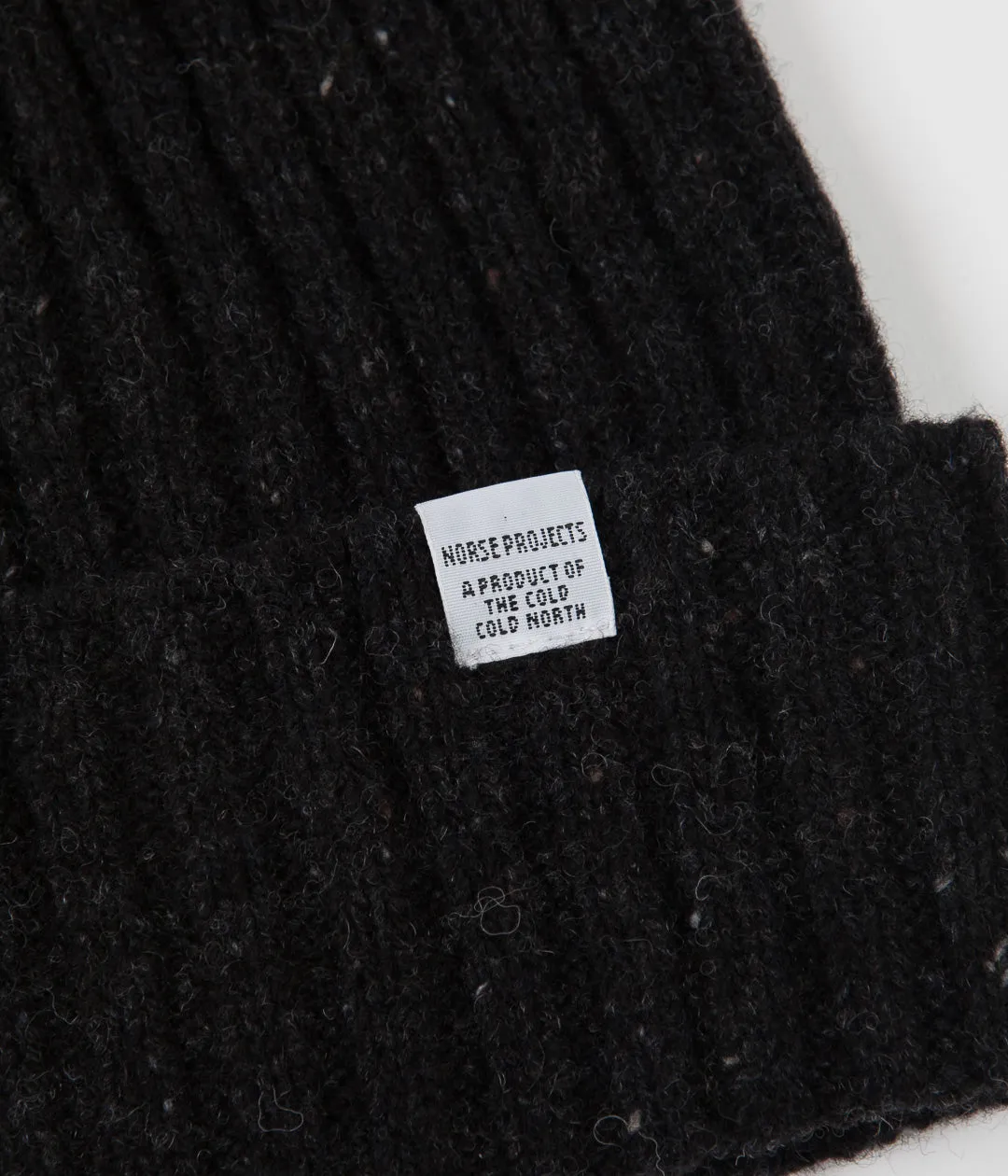 Norse Projects Neps Beanie - Charcoal Melange