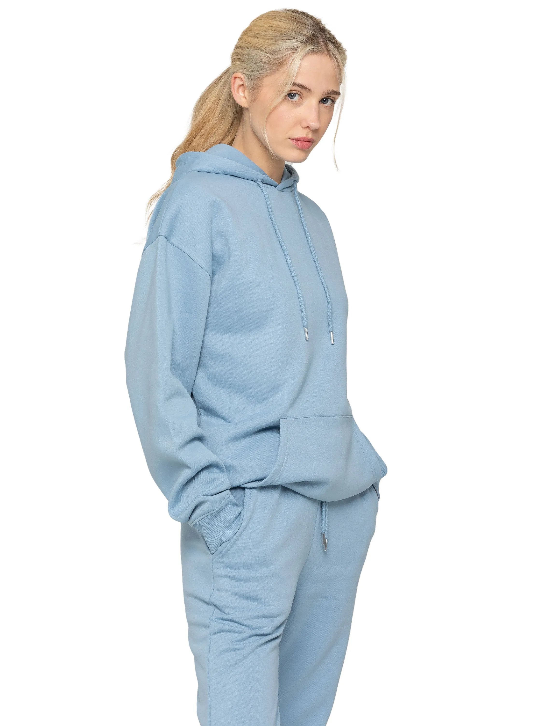 Oversized Essential Hoodie - Blue
