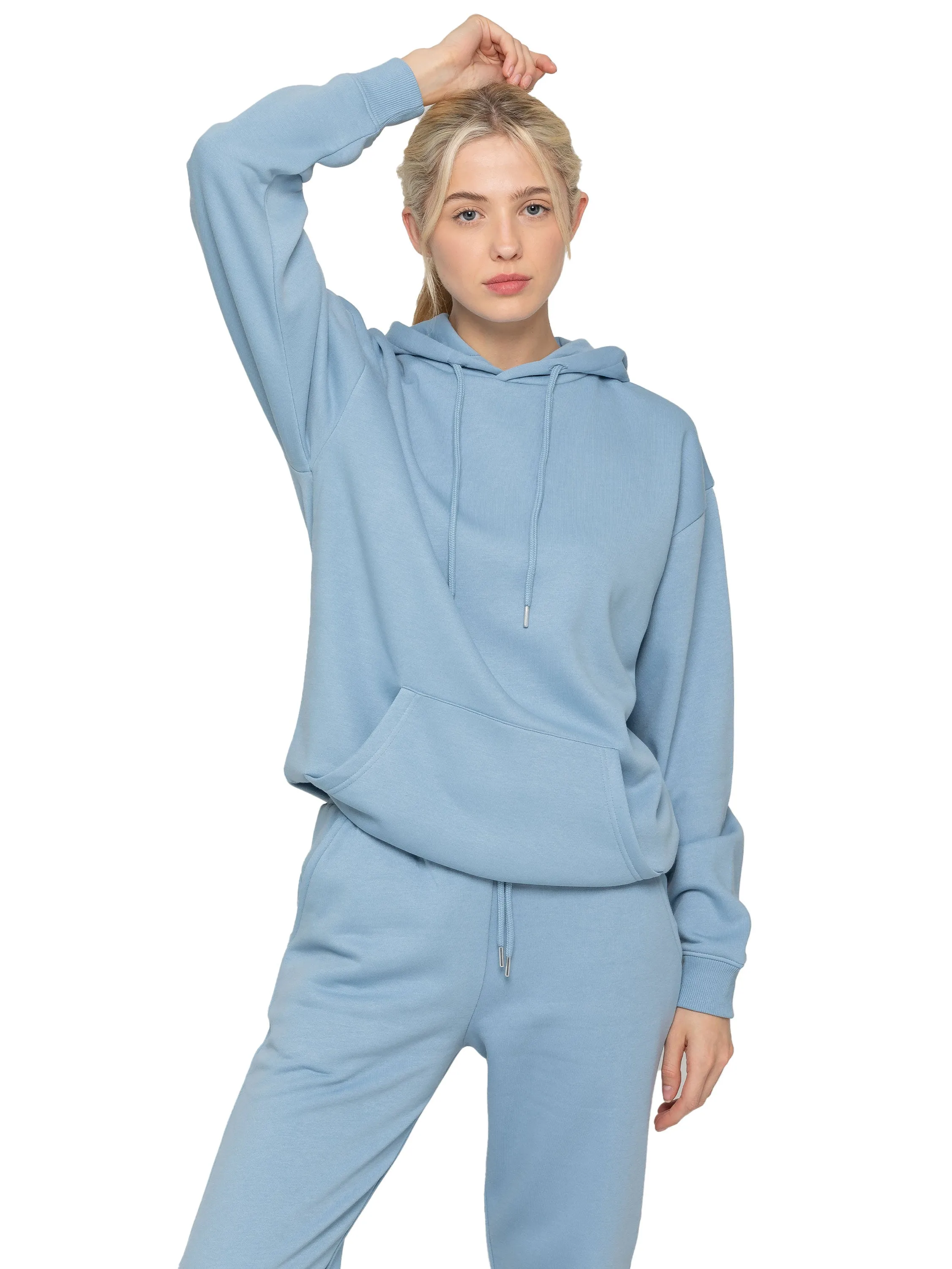 Oversized Essential Hoodie - Blue
