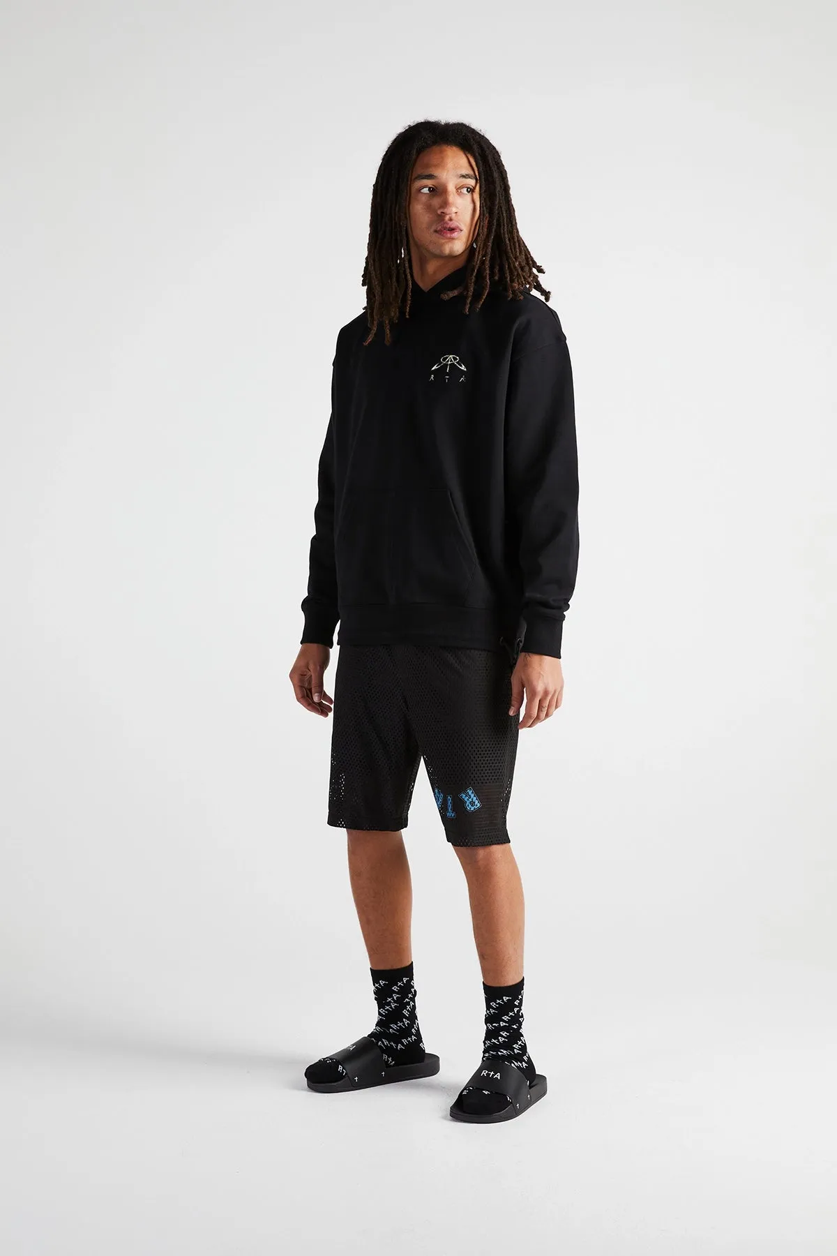 OVERSIZED HOODIE | BLACK TRIPPING FOREVER