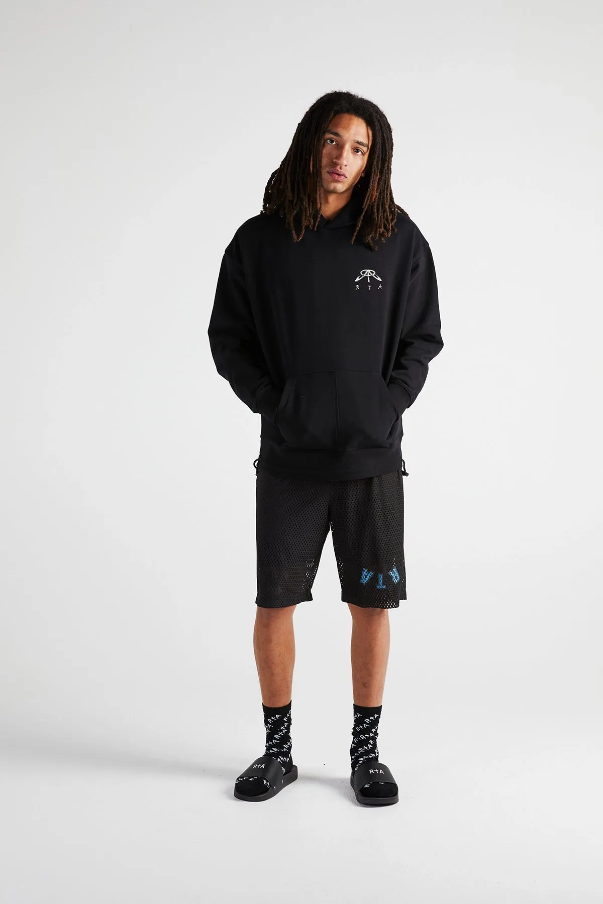 OVERSIZED HOODIE | BLACK TRIPPING FOREVER