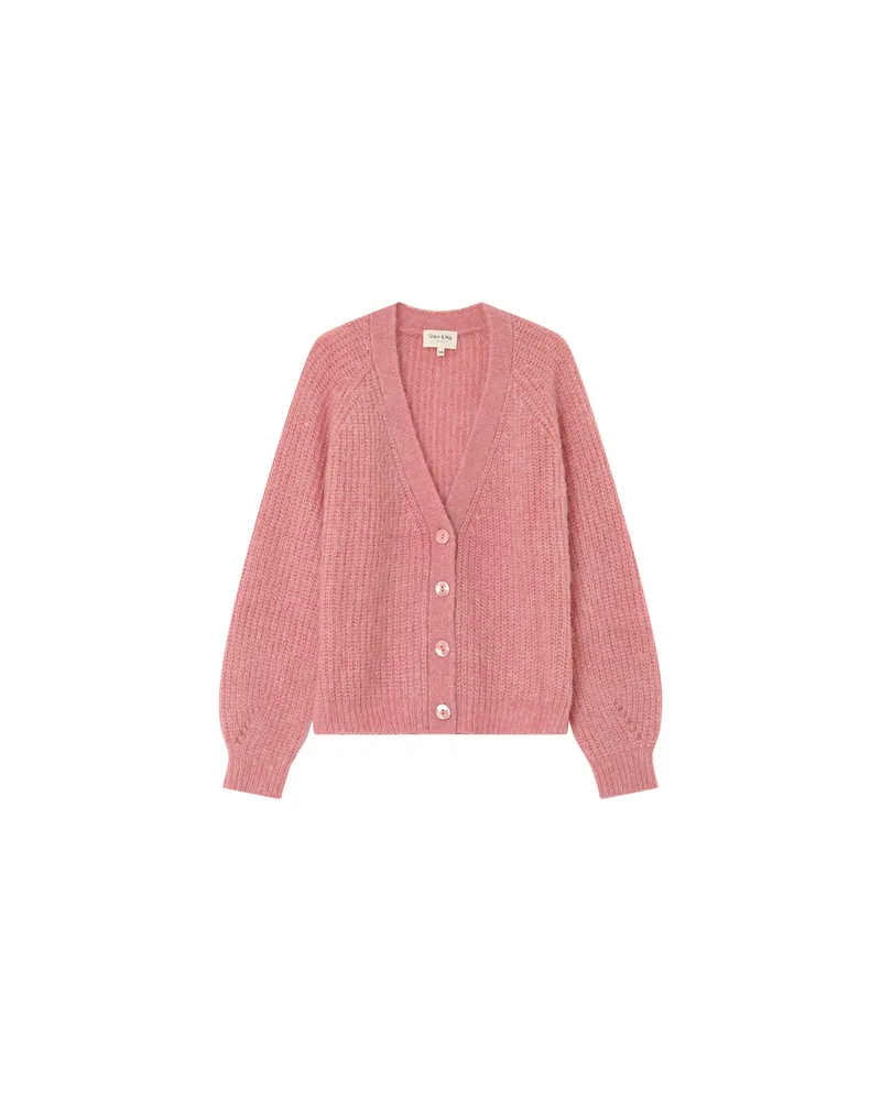 Panettone Knit Cardigan Rose