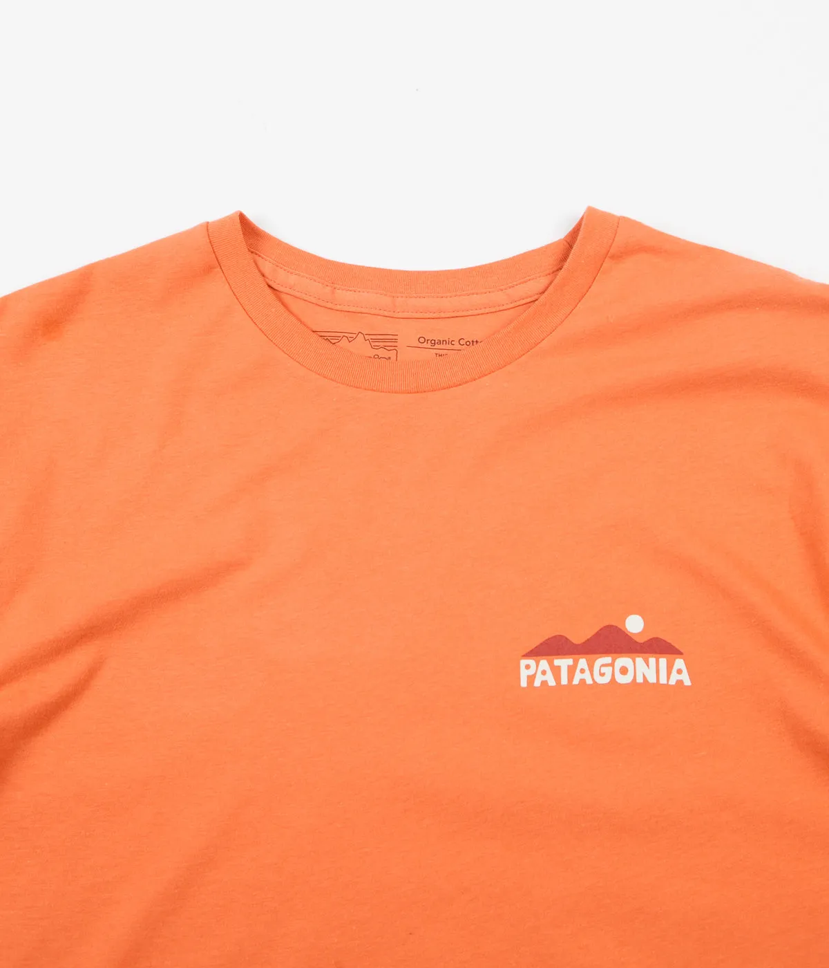 Patagonia The Less You Need Organic T-Shirt - Sunset Orange