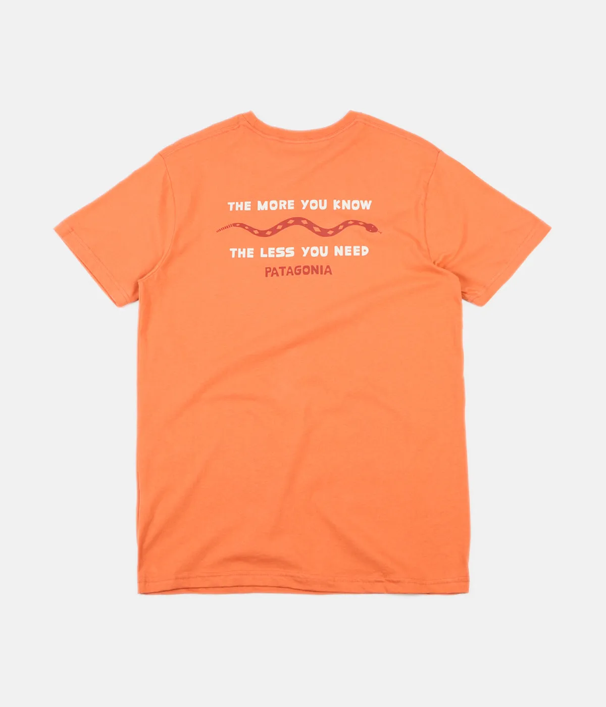 Patagonia The Less You Need Organic T-Shirt - Sunset Orange
