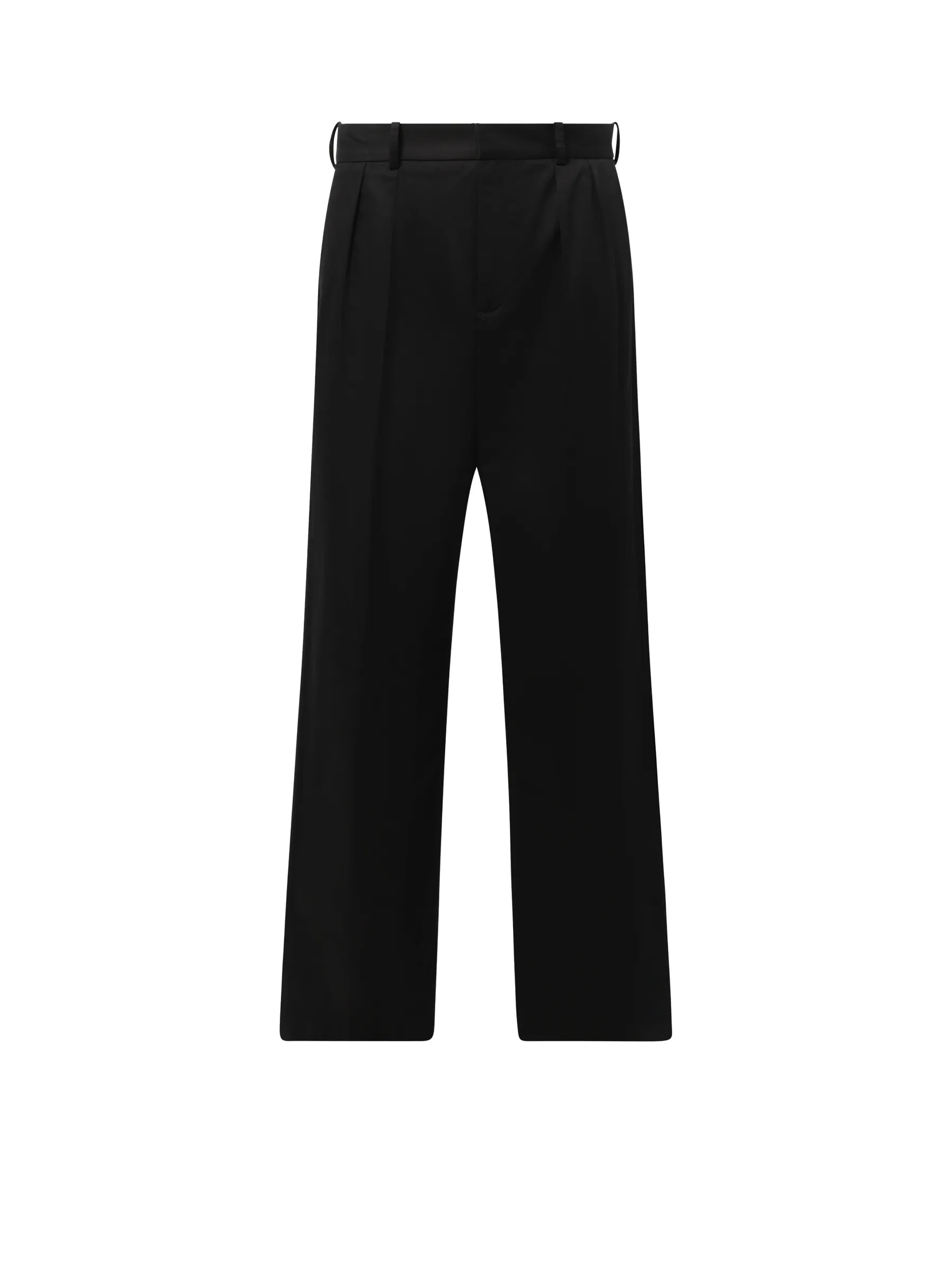Pleated Trouser in Black