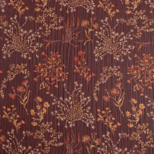 Printed Chiffon Yoryu - CHANTAL - 002 - Wine