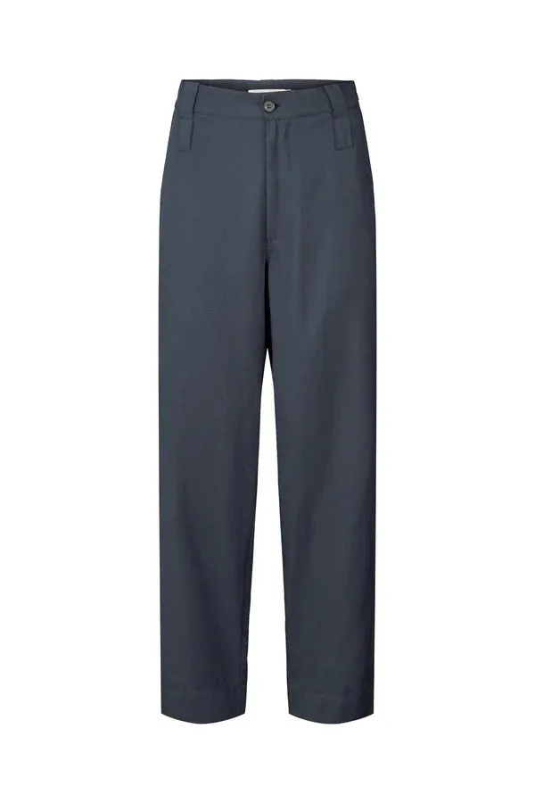 Rabens Saloner | Carly Aviator Pant - Dusty Navy