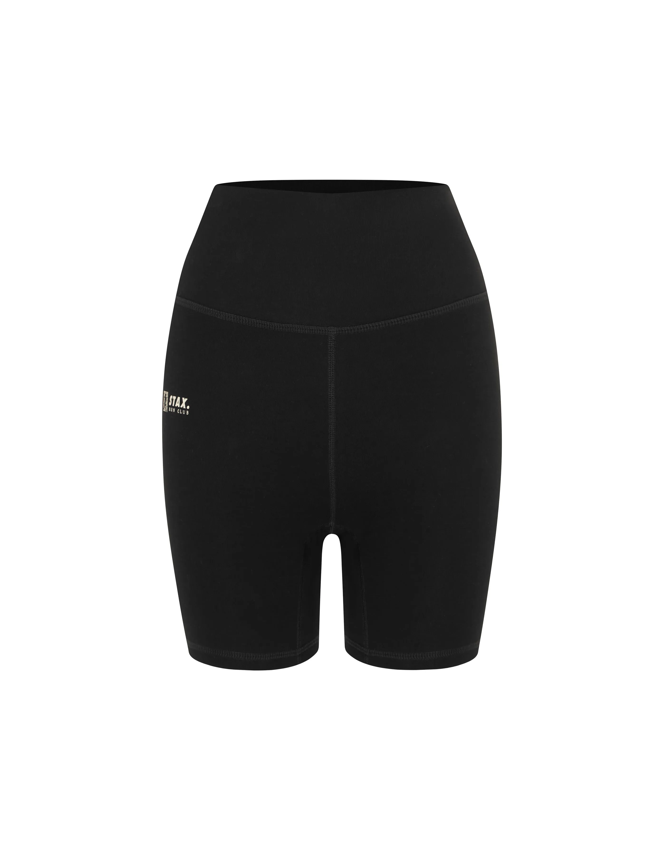 Run Club 2 Cotton Bike Shorts Midi - Black