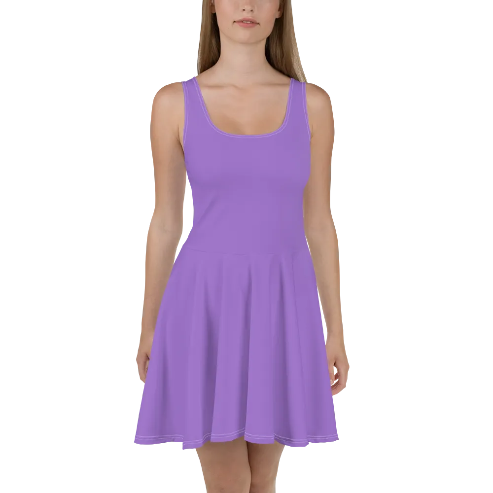 Skater Dress - Coastal Purple