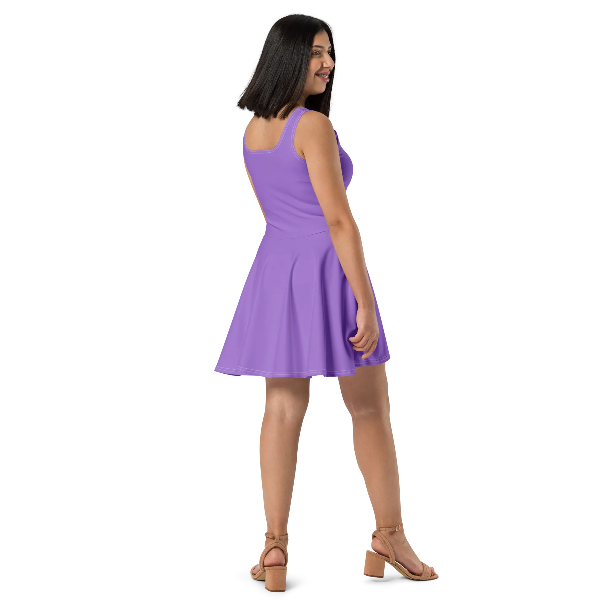 Skater Dress - Coastal Purple