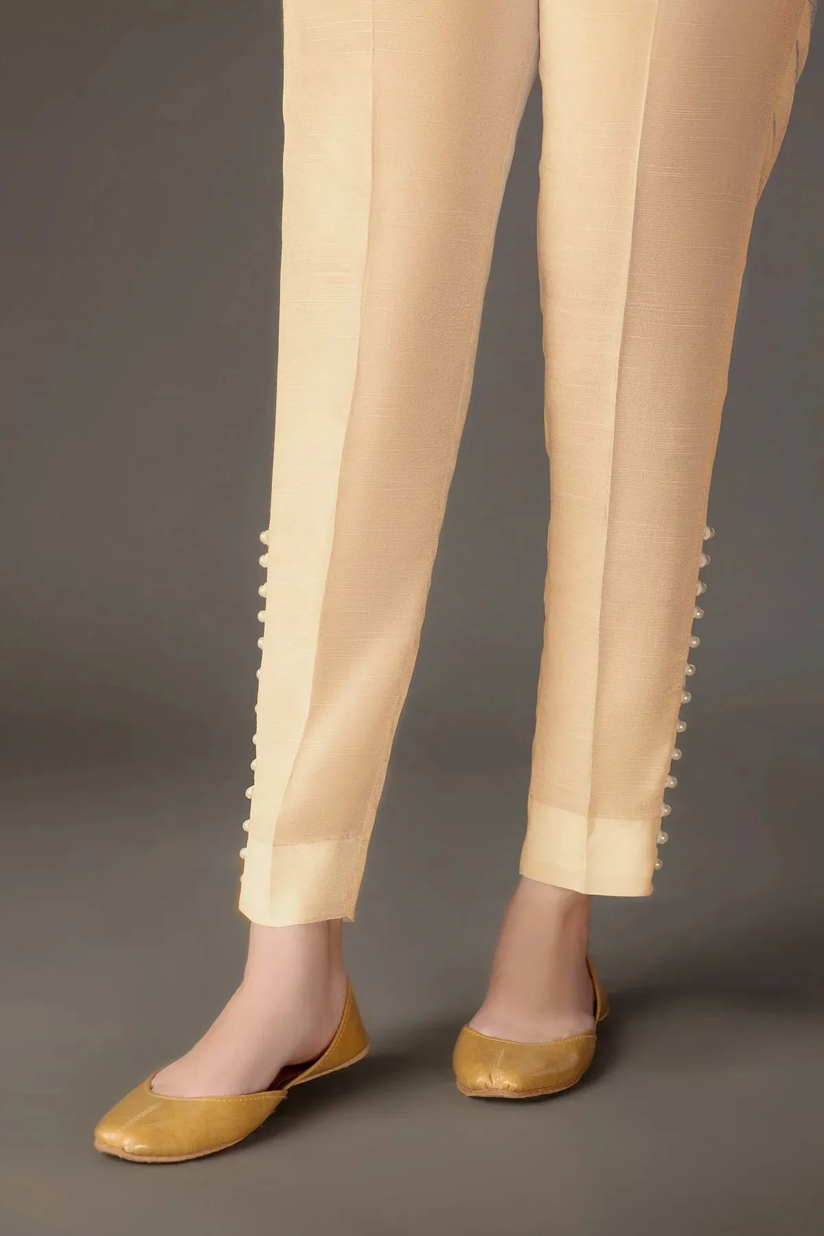 Skin Women's Straight Silk Pants D72