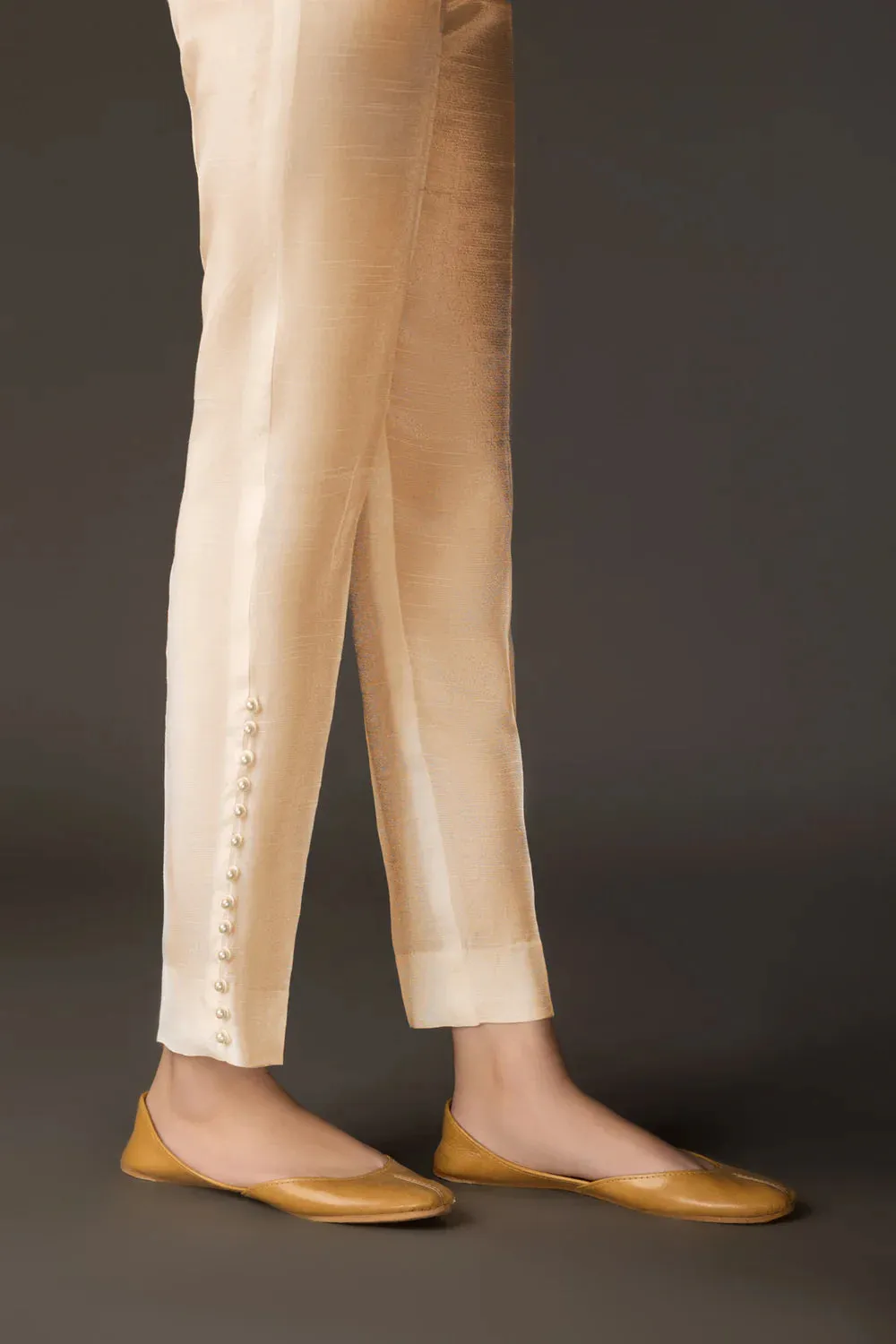 Skin Women's Straight Silk Pants D72