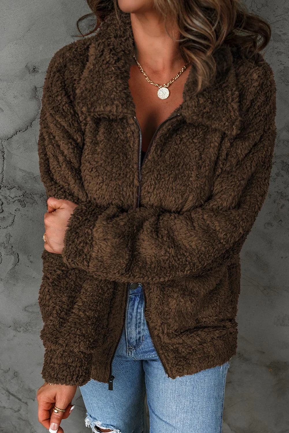 Snuggly Brown Teddy Jacket
