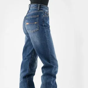 Stetson Women's No. 915 High Rise Straight Jean