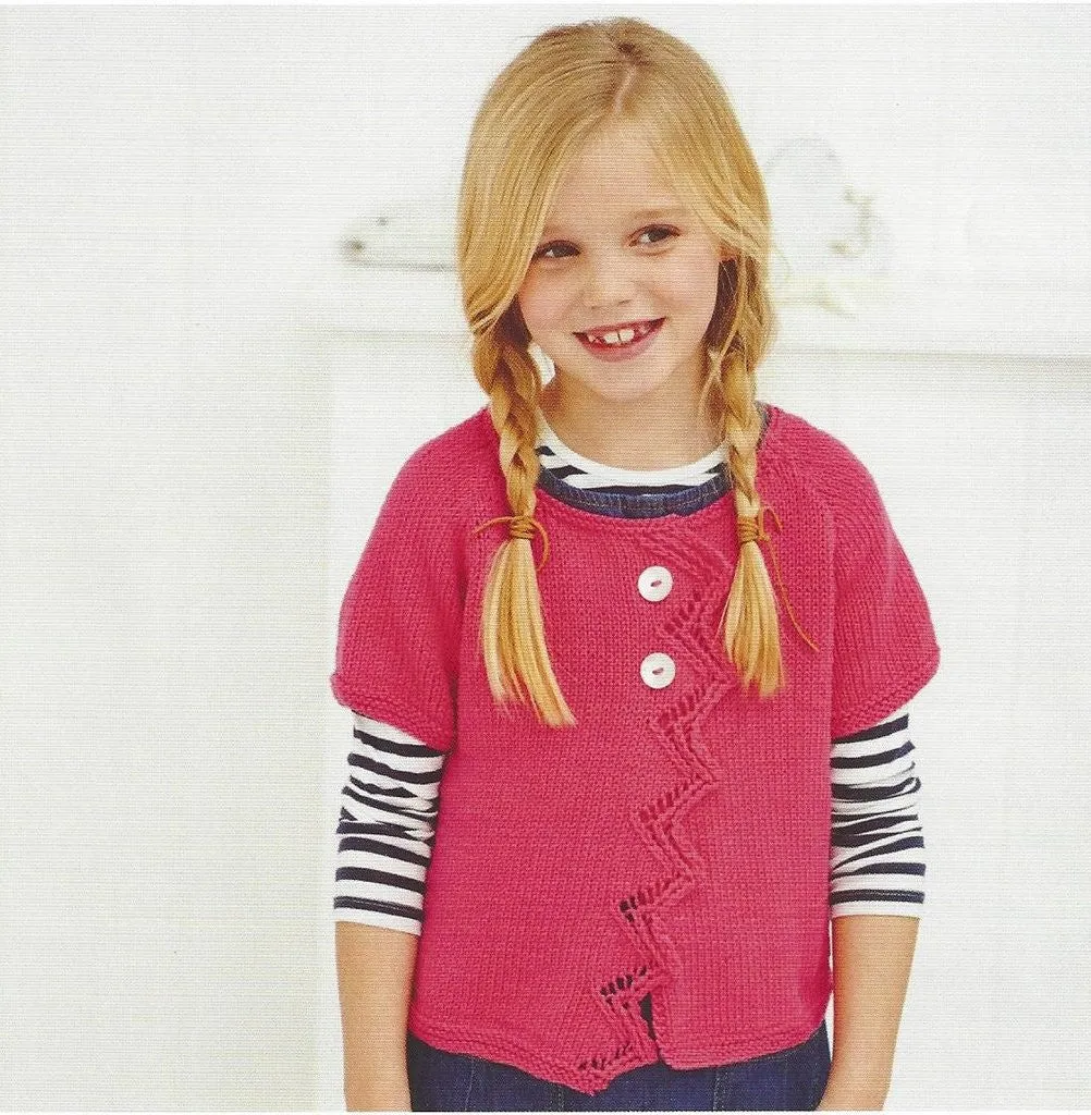 Stylecraft Classique Cotton Pattern 9259 - Girls' Cardigans - NOW €1.00