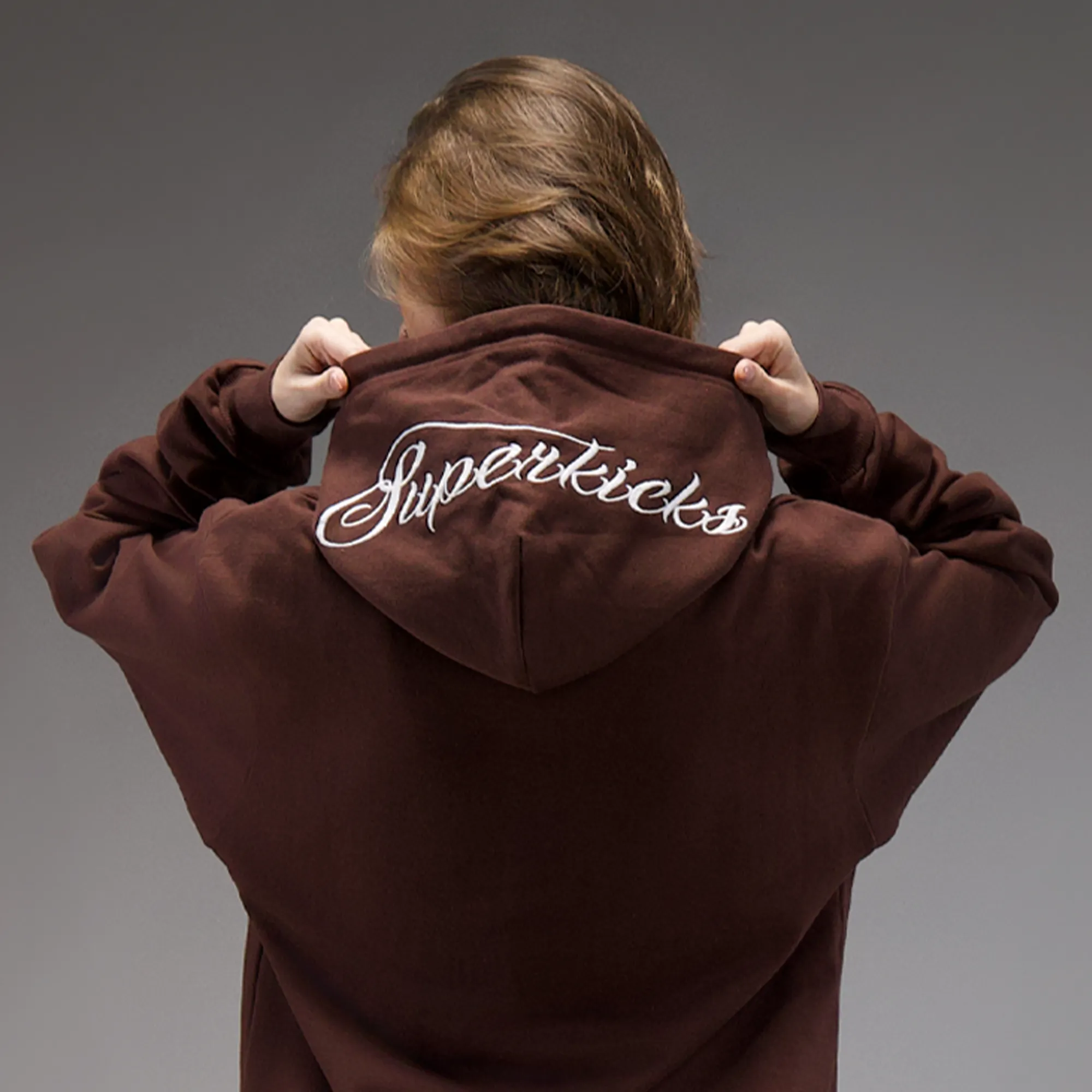 Superkicks | CORE 3.0 UNISEX HOODIE { BROWN