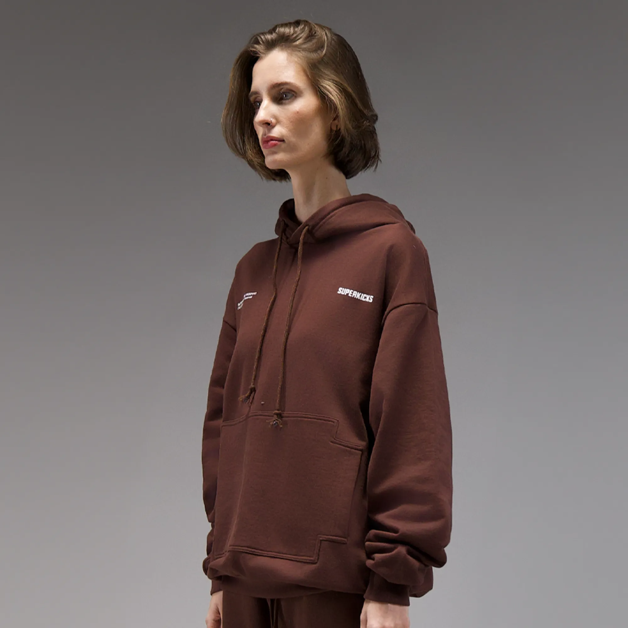 Superkicks | CORE 3.0 UNISEX HOODIE { BROWN