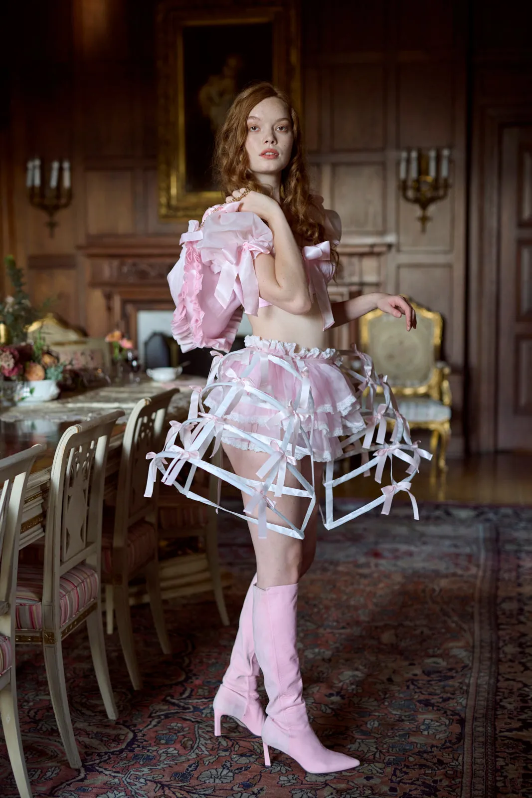 The Ivory Tournure Pannier