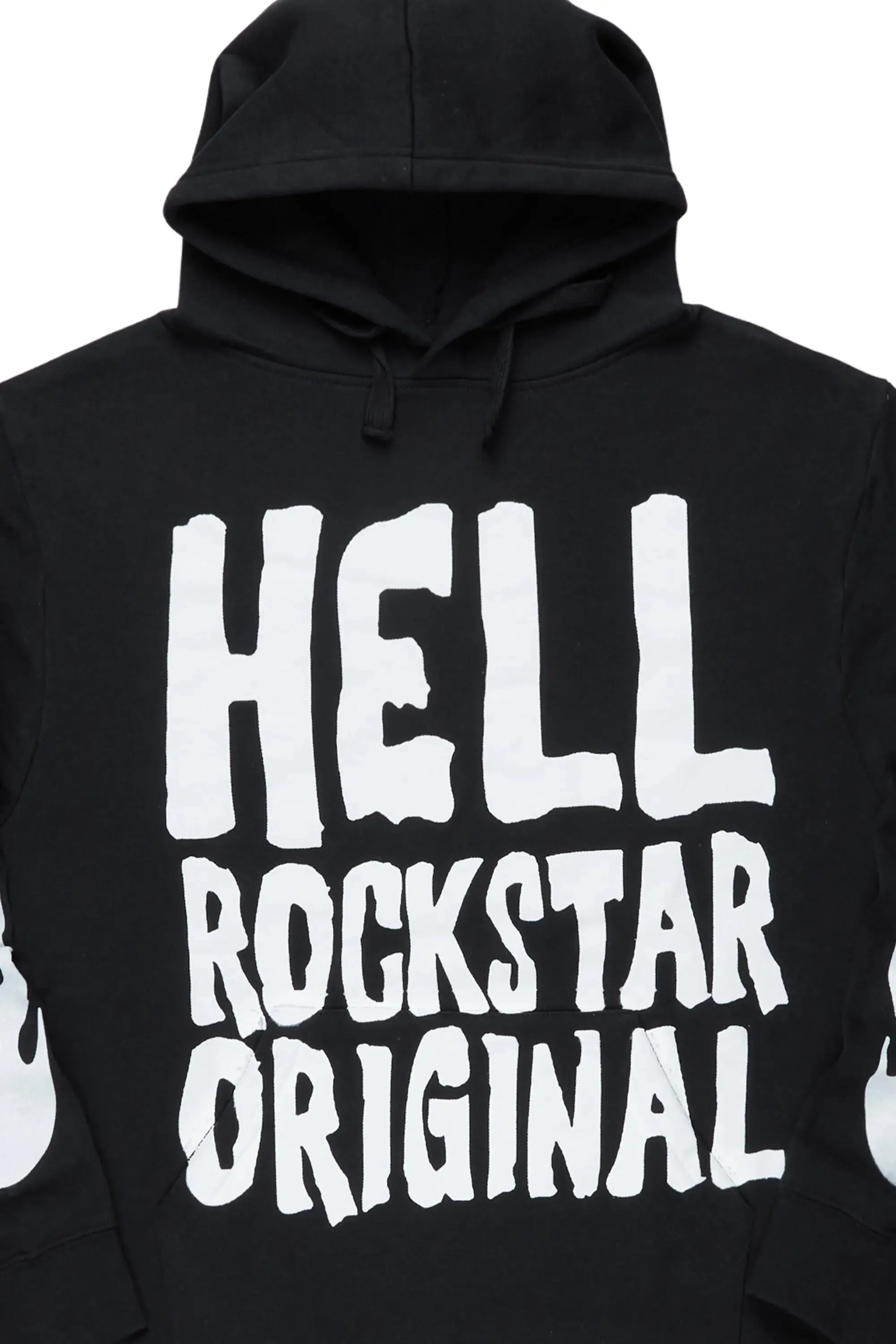 Theon Black Graphic Hoodie