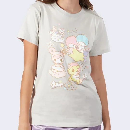 tokidoki x Hello Kitty and Friends - Pastel Twin Star T-Shirt